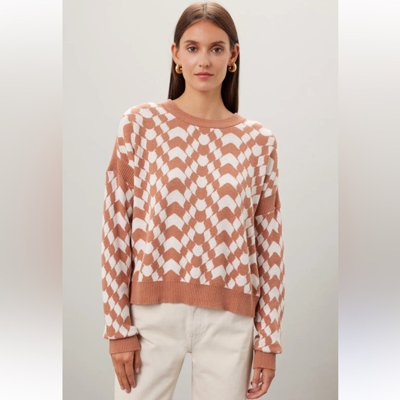 SPIRITUAL GANGSTER CRIMP YARN GEMMA SWEATER SIZE MEDIUM - Picture 1 of 16